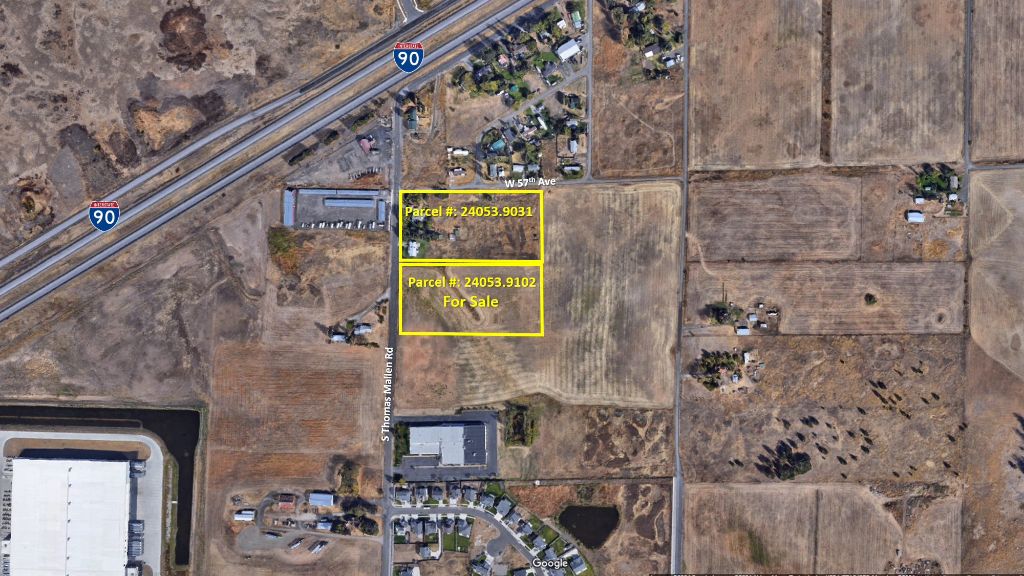 Industrial Land for Sale — South Thomas Mallen Road, Spokane