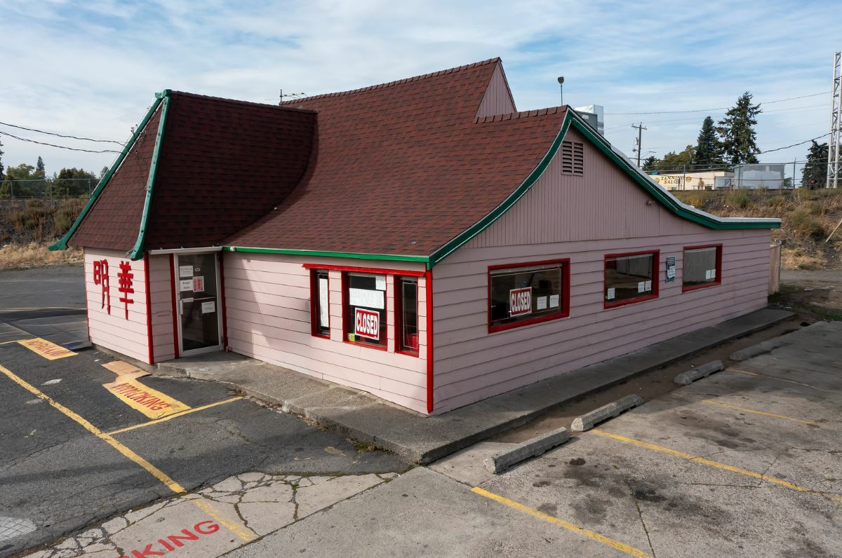 Ming Wah Restaurant — Business and Real Estate for Sale, 1618 W 3rd Ave, Spokane